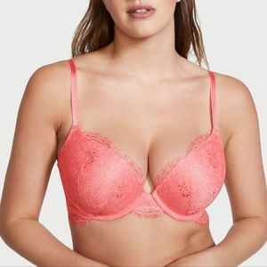Lace Shimmer Push-Up Bra